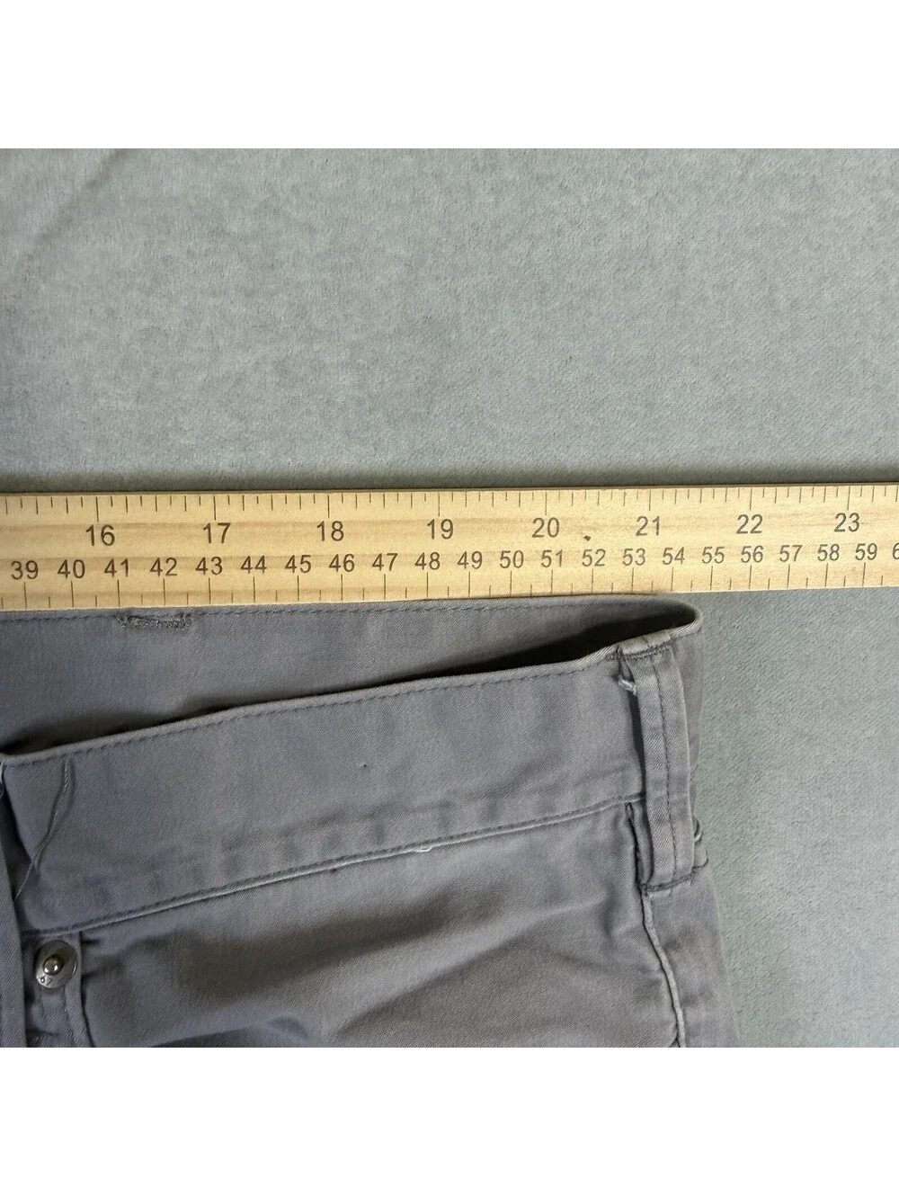 Polo Ralph Lauren Jeans Mens 42x32 Gray Stretch Straight Fit Classic Pants